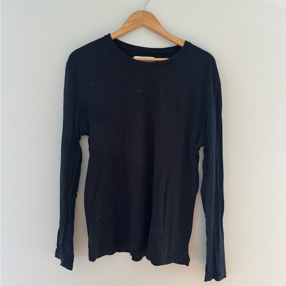 Zara Essentials Black Relaxed Fit Top
